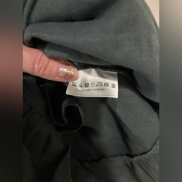 MaxMara Leisure Linen Blend Babydoll Style Dress Large - Picture 7 of 8